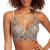 Pure Comfort Lace Bralette, Padded Wireless Bra, Convertible Longline Halter Bralette with Soft Foam Cups