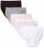 Hanes Ultimate Women's Comfort Cotton Hi-Cut Panties 5-Pack