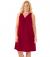 Exquisite Form 30107 Women's Nylon Tricot Sleeveless Short Knee Length Nightgown