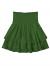 SheIn Women's Solid Shirred High Waist Layered Ruffle Hem Flared Mini Skirt