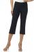 Rekucci Women's Ease into Comfort Capri with Button Detail