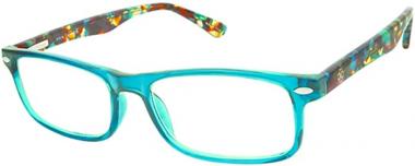 Ann Taylor Women's ATR010 Teal Tortoise 53mm Eyeglasses, Size 53-16-140 B33