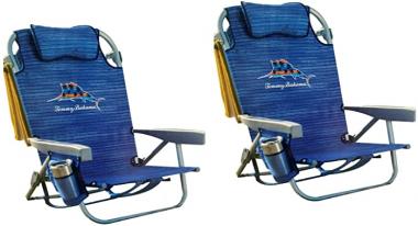 Tommy Bahama Backpack Beach Chair 2 Pack (Sailfish and Palms)