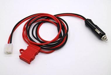 Car Cigarette Power Cable For Mobile Radio ICOM YAESU KENWOOD T-Shape Connector