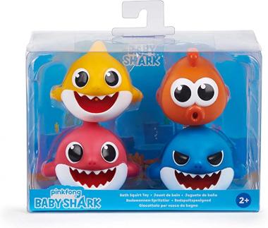 WowWee Pinkfong Baby Shark Bath Squirt Toy - 4 Pack