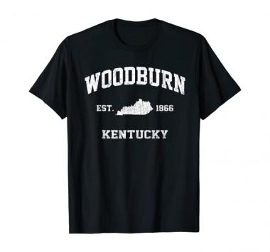 Woodburn Kentucky KY vintage state Athletic style T-Shirt