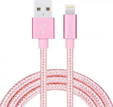 iPhone Charger, Ironten Lightning Cable 1PACK 10FT Nylon Braided USB Charging Cable High Speed Data Sync Transfer Cord Compatible with iPhone 13/12/11 Pro Max/XS MAX/XR/XS/X/8/7/Plus/6S/6/SE/5S/iPad