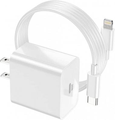 [Apple MFi Certified] iPhone Fast Charger, Bukeer 20W USB C Charger Block with 6ft Type C to iPhone Charging Cable Data Sync Cord for iPhone 14 13 12 11 Pro Max Mini Xs Xr X 8 iPad