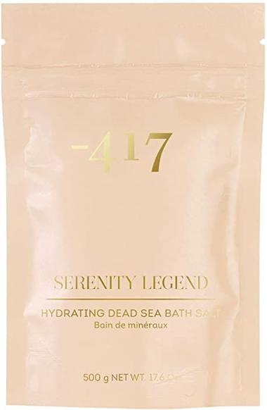 -417 Dead Sea Cosmetics Mineral Bath Salt - Hydrating & Relaxing Pure Dead Sea Salt with Healing Minerals - for Refreshed, Soft and Smooth Skin For All Skin Types17.6 oz