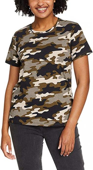 Eddie Bauer Women's Myriad Short-Sleeve Crew - Print