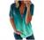 Womens Crewneck Zip Up Printed Short Sleeve T-Shirt Casual Loose Side Split Summer Tee Shirts Tops Comfy Tshirt Blouse