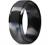 Thunderfit Men's Silicone Ring, Step Edge Rubber Wedding Band, 10mm Wide, 2.5mm Thick