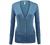 OLLIE ARNES Womens Basic Chic Long Sleeve Solid Button Up V-Neck Knit Cardigan