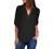 Dokotoo Womens 3 4 Bell Sleeve/Short Sleeve V Neck Chiffon Tops Casual Solid Tops and Blouses Loose Shirts S-XXL