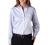 Van Heusen V0110 Ladies' Long-Sleeve Blended Pinpoint Oxford