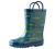 OAKI Kids Waterproof Rubber Rain Boots with Easy-On Handles