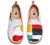 UIN Women's Fashion Floral Art Sneaker Painted Canvas Slip-On Ladies Travel Shoes