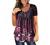 Beadchica Plus Size Tunic Tops For Leggings Casual Flowy Tshirts Ruched Blouses For Women