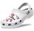 Crocs Mens and Womens Classic Clog w/Jibbitz Charms 5-Packs for Her