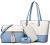 Women Fashion Handbags Wallet Tote Bag Shoulder Bag Top Handle Satchel Purse Set 4pcs