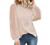 MIHOLL Women’s Long Sleeve Tops Lace Casual Loose Blouses T Shirts