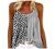 Summer Tops for Women Casual Crew Neck Cute Ruffle Hem Spaghetti Strap Tank Tops Loose Fit Beach Cami Shirts Camisoles