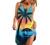 SNKSDGM Summer Dress for Women Sexy Sleeveless U-Neck Tank Dress Casual Beach Sundress Bikini Swimsuit Cover Ups Dresses