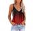 Workout Tops for Women Cute Printing V Neck Camis Shirts Graphic Tee Spaghetti Straps Sleeveless Camisole Tank Tops