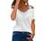 Womens Tops Stripe Mesh Sheer Short Sleeve Summer T-Shirt V Neck Dressy Casual Solid Tee Shirts Loose Fit Tunic Blouse