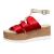 Sandals for Women Wedge,2021 Retro Wedge Ankle Buckle Sandals Fashion Summer Beach Wedges Shoes Open Toe Espadrilles