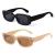 BUTABY Rectangle Sunglasses for Women Retro Driving Glasses 90’s Vintage Fashion Narrow Square Frame UV400 Protection