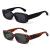 BUTABY Rectangle Sunglasses for Women Retro Driving Glasses 90’s Vintage Fashion Narrow Square Frame UV400 Protection