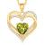 CDE Heart Necklaces for Women Gold-Plated 925 Sterling Silver Birthstone Pendant Necklace Birthday Jewelry Gifts for Women Girls Her Sister Friends