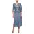 Alex Evenings Women's Tea Length Mock Dress with Sequin Jacket (Petite and Regular Sizes)