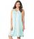 Exquisite Form 30107 Women's Nylon Tricot Sleeveless Short Knee Length Nightgown