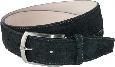 CrookhornDavis Men's Monza Suede Belt with Contrast Stitch