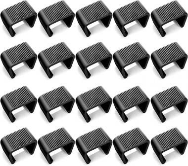 (20 pcs) Outdoor Furniture Clips Patio Sofa Clips,Sectional Sofa Furniture Chair Clips,Rattan Furniture Clamps Wicker Chair Fasteners, Connect The Sectional or Module Outdoor Couch Patio Furniture