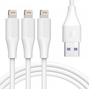 10ft iPhone Charger Cable Apple MFi Certified 10 Foot 3Pack Lightning Charging Cord for iPhone 13/12/11 Pro/X/Xs Max/XR/8 Plus/7/6/6s/SE/5c/5s/5 iPad Air 2/Mini USB Charge