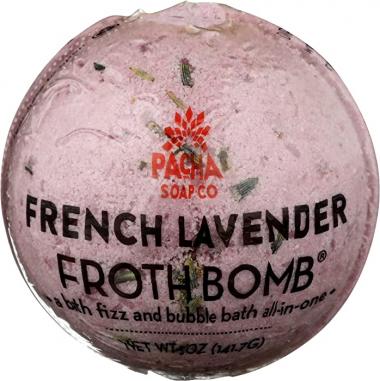 Pacha, Froth Bomb French Lavender Round, 5 Ounce