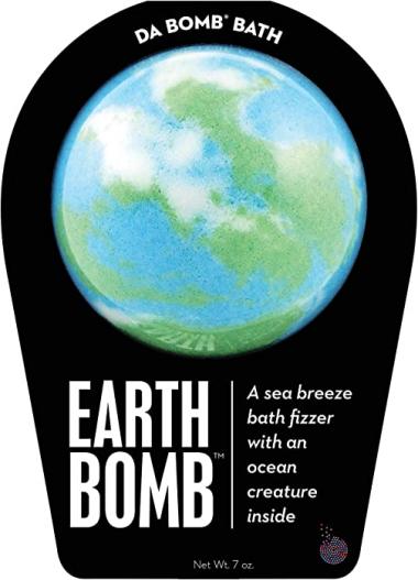 Da Bomb Earth Bath, Green/Blue/White, Sea Breeze, 1 Count