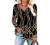 Womens Henley V Neck Casual Blouse Button Down T Shirts Flare and Flowy Tops