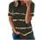 Womens Summer Tops Classic Striped Short Sleece T-Shirt Casual Crewneck Tee Shirts Loose Graphic Tshirts Tunic Blouses