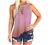 Womens Tops Summer Halter Cutout Front Sleeveless Tank Tops Trendy Ombre Sunflower Graphic Tee Shirts Camisole Blouses