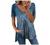 Women V-Neck Short Sleeve Lace Blouses Sexy Cutout Zip Up Cold Shoulder Tee Tops T-Shirts Summer Plus Size Flowy Tunic