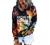 Hoodies for Women Tie Dye Button Down Sweatshirts Drawtsring Pullovers Oversized Hooed Shirts Tops with Pockets