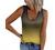 Women Tank Tops Summer Sleeveless Shirts Slim Basic Cami Top T-Shirt Trendy Ombre Knit Ribbed Button Up Henley Blouses