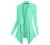 Urban CoCo Women's Drape Front Open Cardigan Long Sleeve Irregular Hem