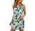 Spring Dresses for Women Floral Mini Dresses Casual Summer Sleeveless Halter Neck Boho Flowy Tank Dress Short Sundress