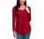 HAOMEILI Women's Henley Shirts Casual Blouse Long Sleeve Button Up Tunic Tops Solid Color Fit Flare