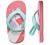 Toddler/Little Kid Flip Flops Girls & Boys Beach Sandals with Back Strap